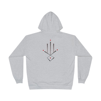Minimal Geometric Hoodie — Abstract Line Art Pullover