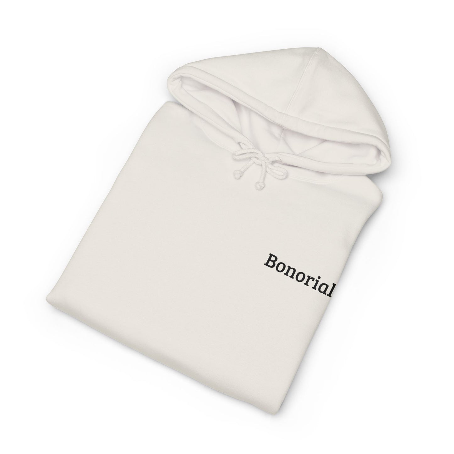 Hoodie — Hoodie avec symbole Bonorial et imprimé au dos « Énergie Rythme Équilibre »