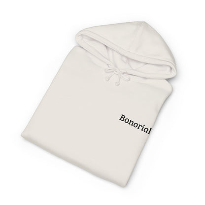 Hoodie — Hoodie avec symbole Bonorial et imprimé au dos « Énergie Rythme Équilibre »