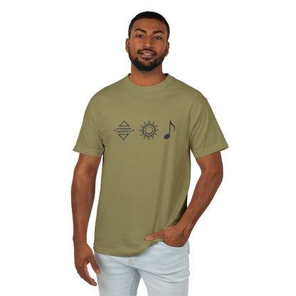 T-shirt en coton à logo Bonorial minimaliste — Soleil, rythme et équilibre