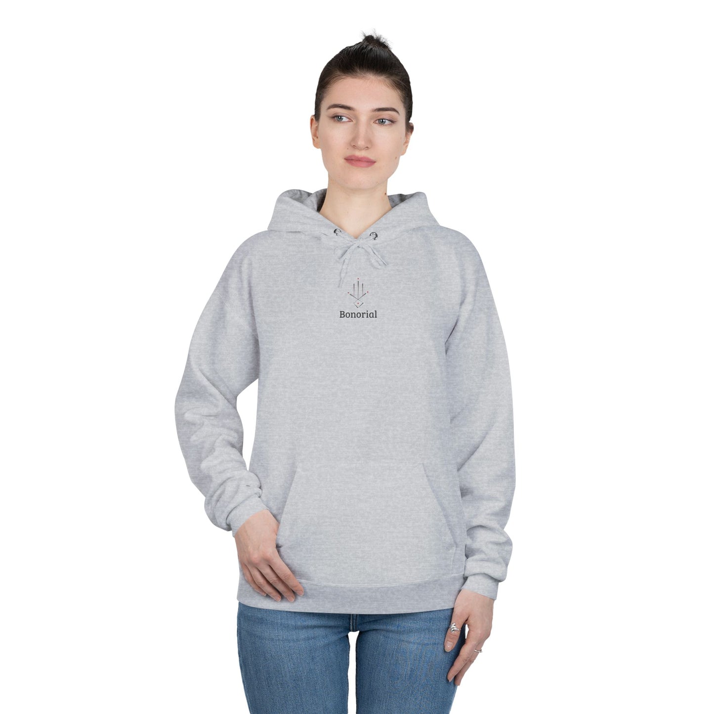Minimal Geometric Hoodie — Abstract Line Art Pullover