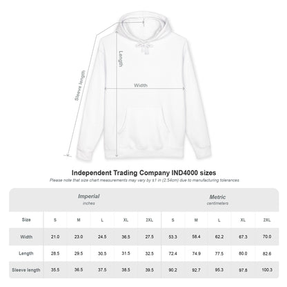 Hoodie — Hoodie avec symbole Bonorial et imprimé au dos « Énergie Rythme Équilibre »