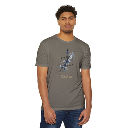 T-shirt graphique Cipher — design technologique abstrait Bonorial