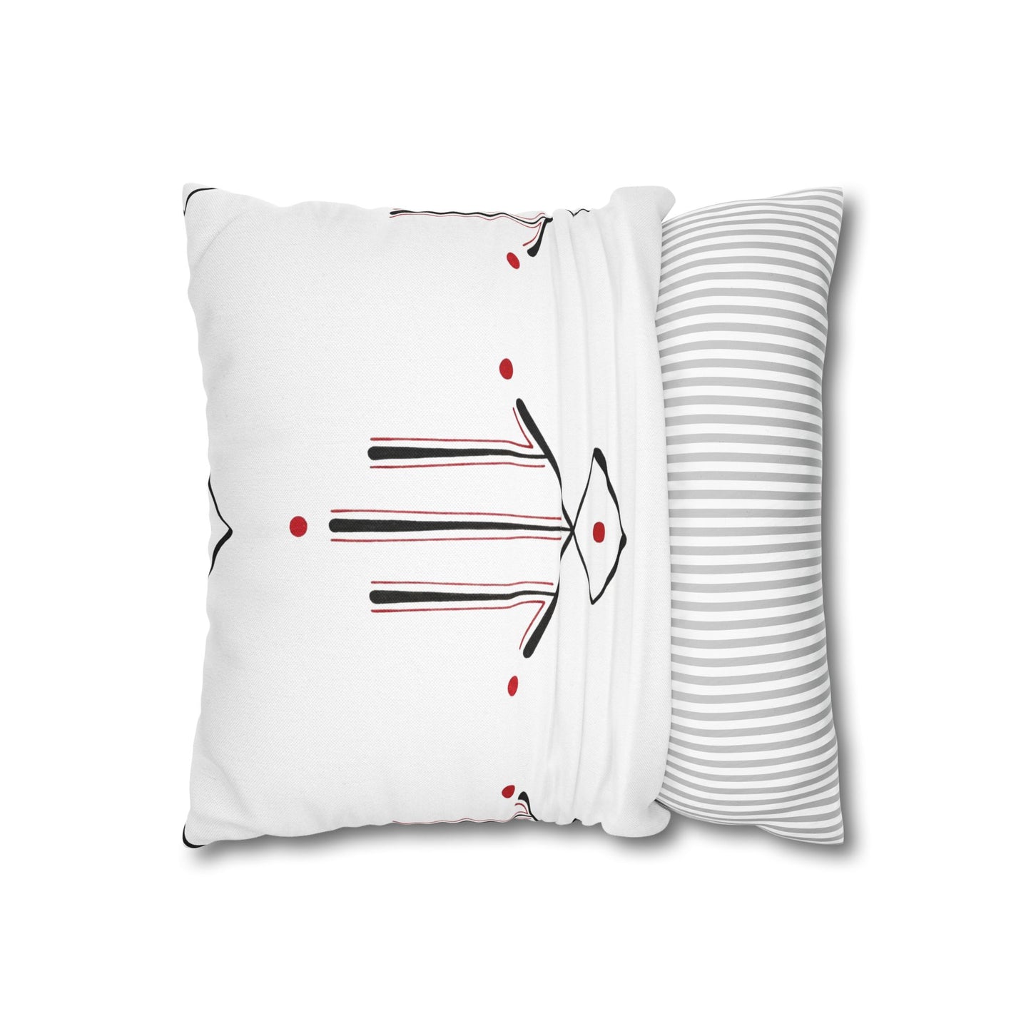 Spun Polyester Square Pillowcase