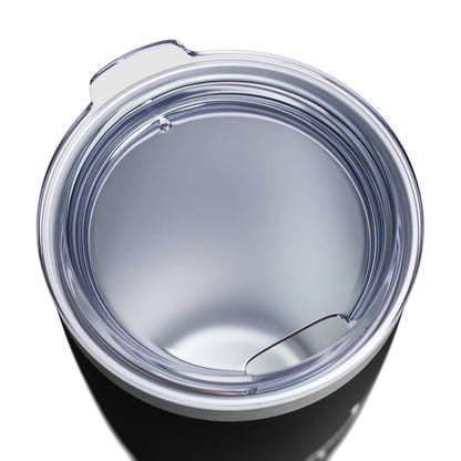 Ringneck Bird 20oz Tumbler — Insulated Travel Cup with Minimalist Bird Feather Design