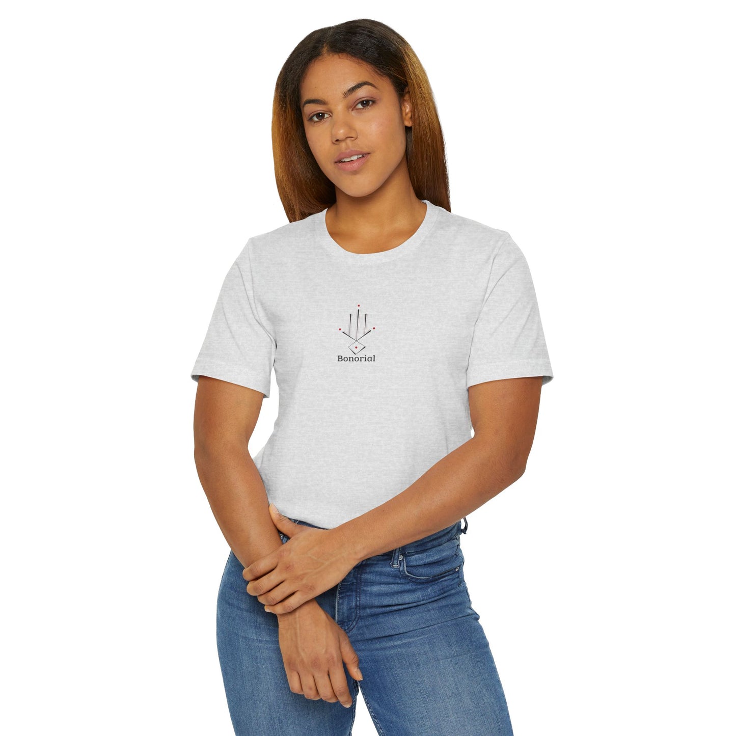Minimal Geometric T‑Shirt — Abstract Line & Dot Design