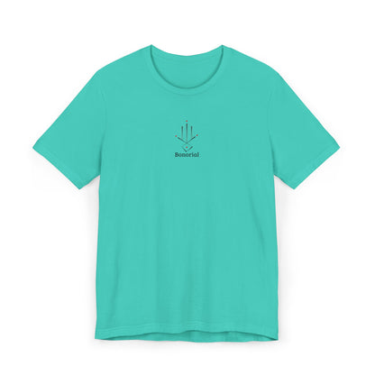 Minimal Geometric T‑Shirt — Abstract Line & Dot Design