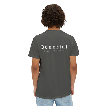 T-shirt à poche Bonorial — t-shirt teint en pièce à logo minimal