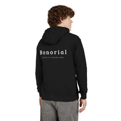Bonorial Logo Hoodie — minimal Back