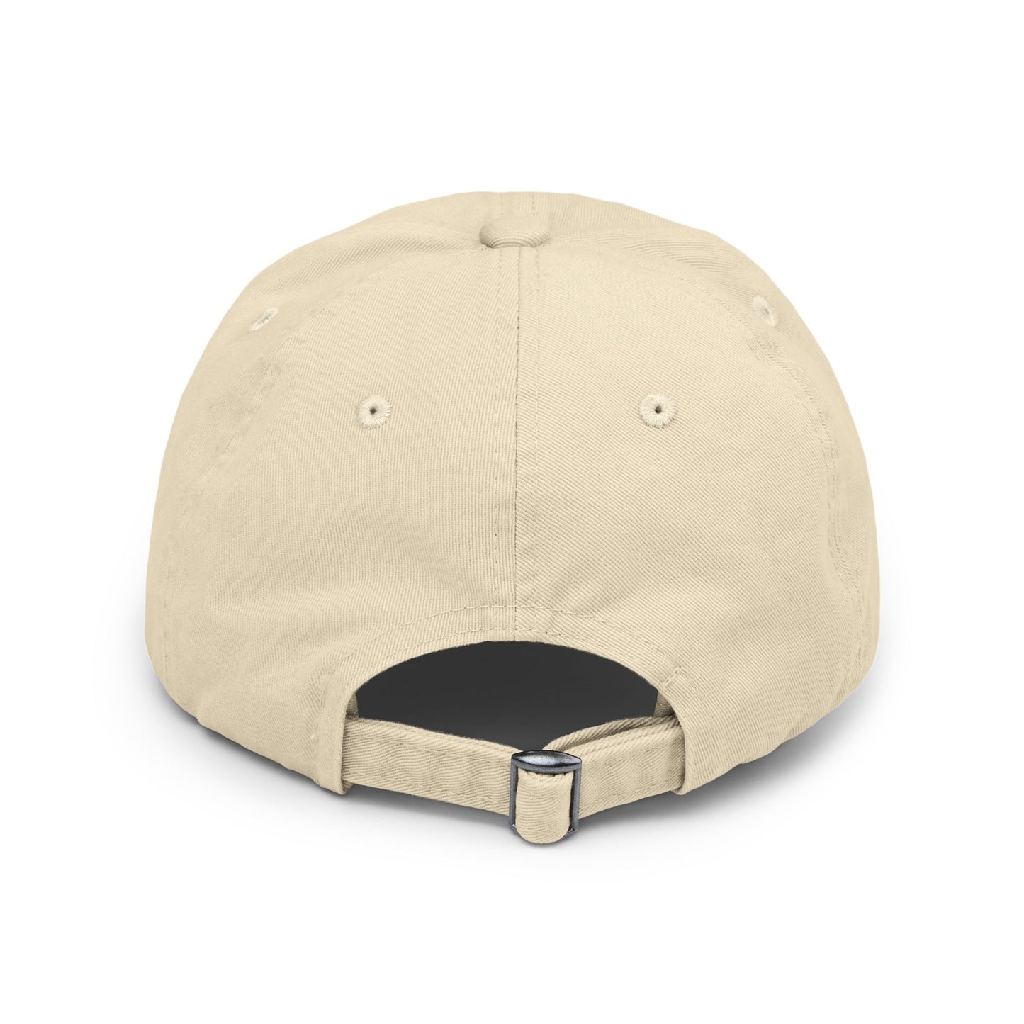 Distressed Reindeer Embroidered Cap — Minimal Holiday Dad Hat
