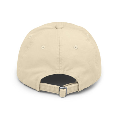 Distressed Reindeer Embroidered Cap — Minimal Holiday Dad Hat