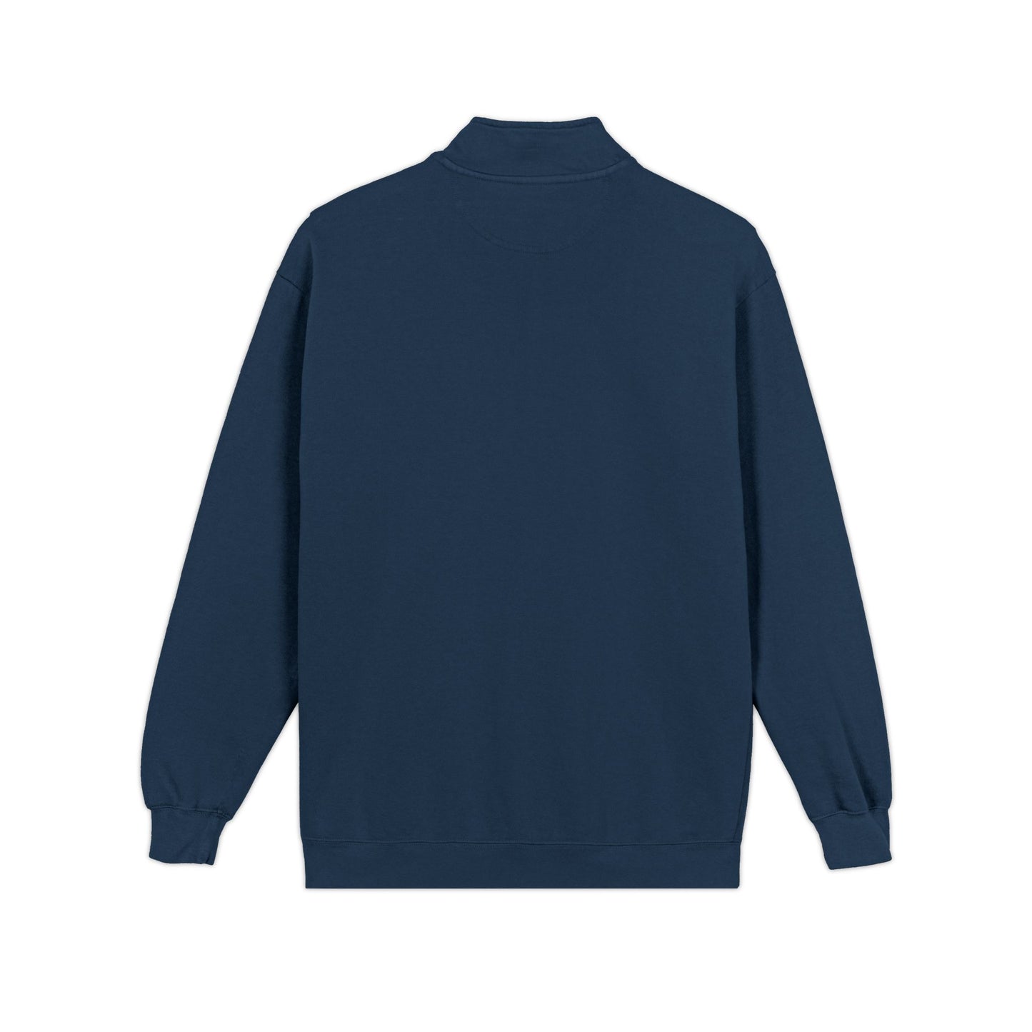 Minimal Geometric Logo Quarter-Zip Sweatshirt