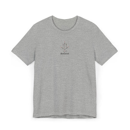 Minimal Geometric T‑Shirt — Abstract Line & Dot Design