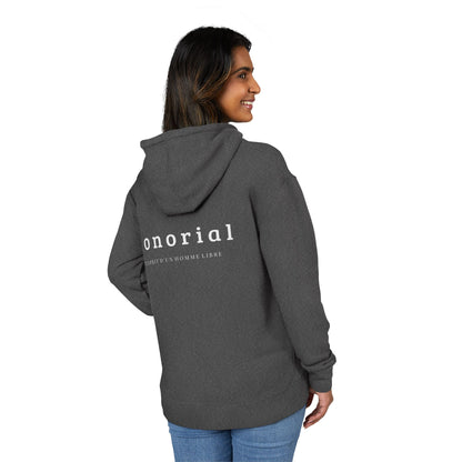 Bonorial Logo Hoodie — minimal Back