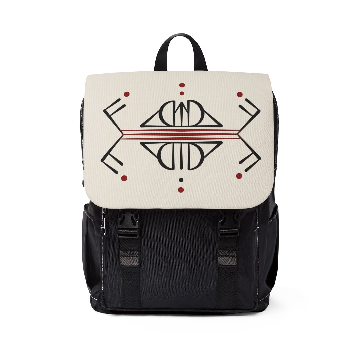 Sac à dos minimaliste – Sac bandoulière décontracté avec motif d'arbre de vie