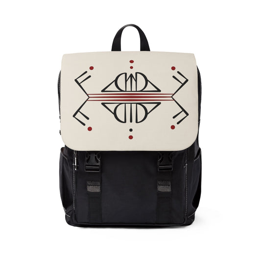 Sac à dos minimaliste – Sac bandoulière décontracté avec motif d'arbre de vie