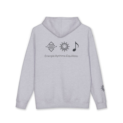 Hoodie — Hoodie avec symbole Bonorial et imprimé au dos « Énergie Rythme Équilibre »