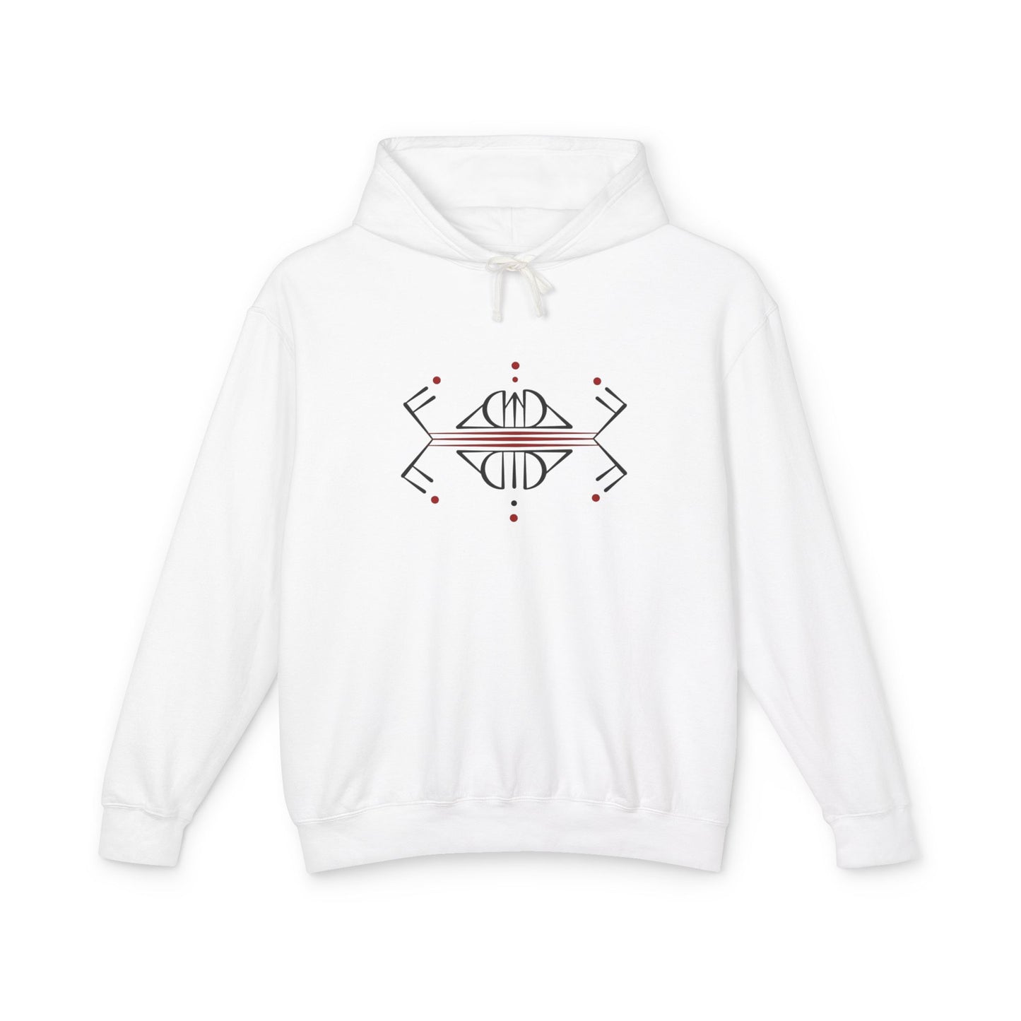 Bonorial Minimalist Logo Hoodie — Lightweight Cream Hooded Sweatshirt