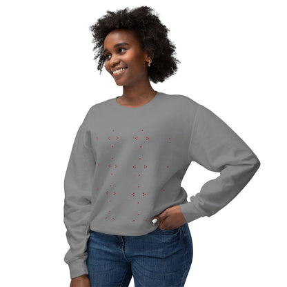 Bonorial Libre Echo Crewneck Sweatshirt — Minimal Geometric Back Graphic