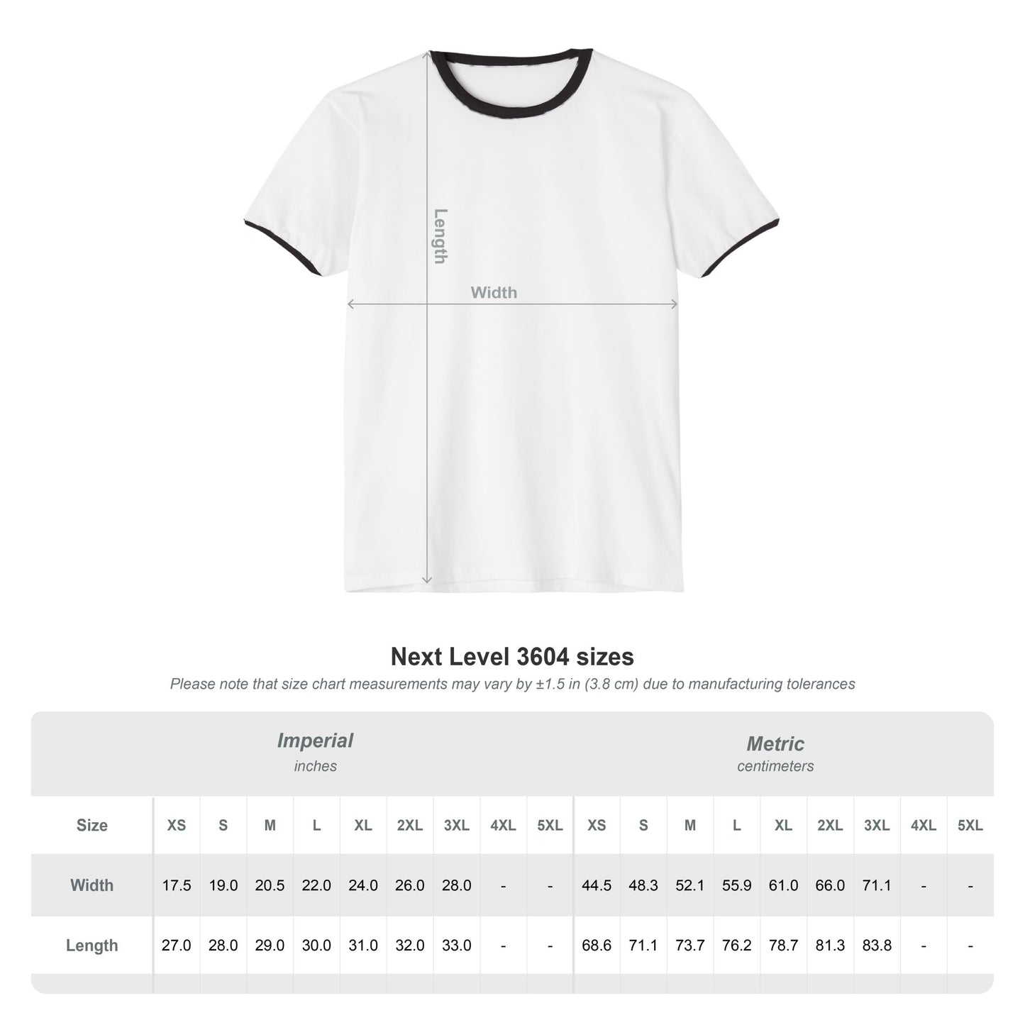 Bonorial Geometric Logo Ringer T-Shirt