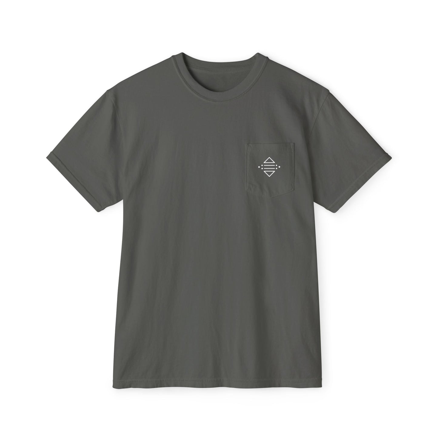 T-shirt à poche Bonorial — t-shirt teint en pièce à logo minimal