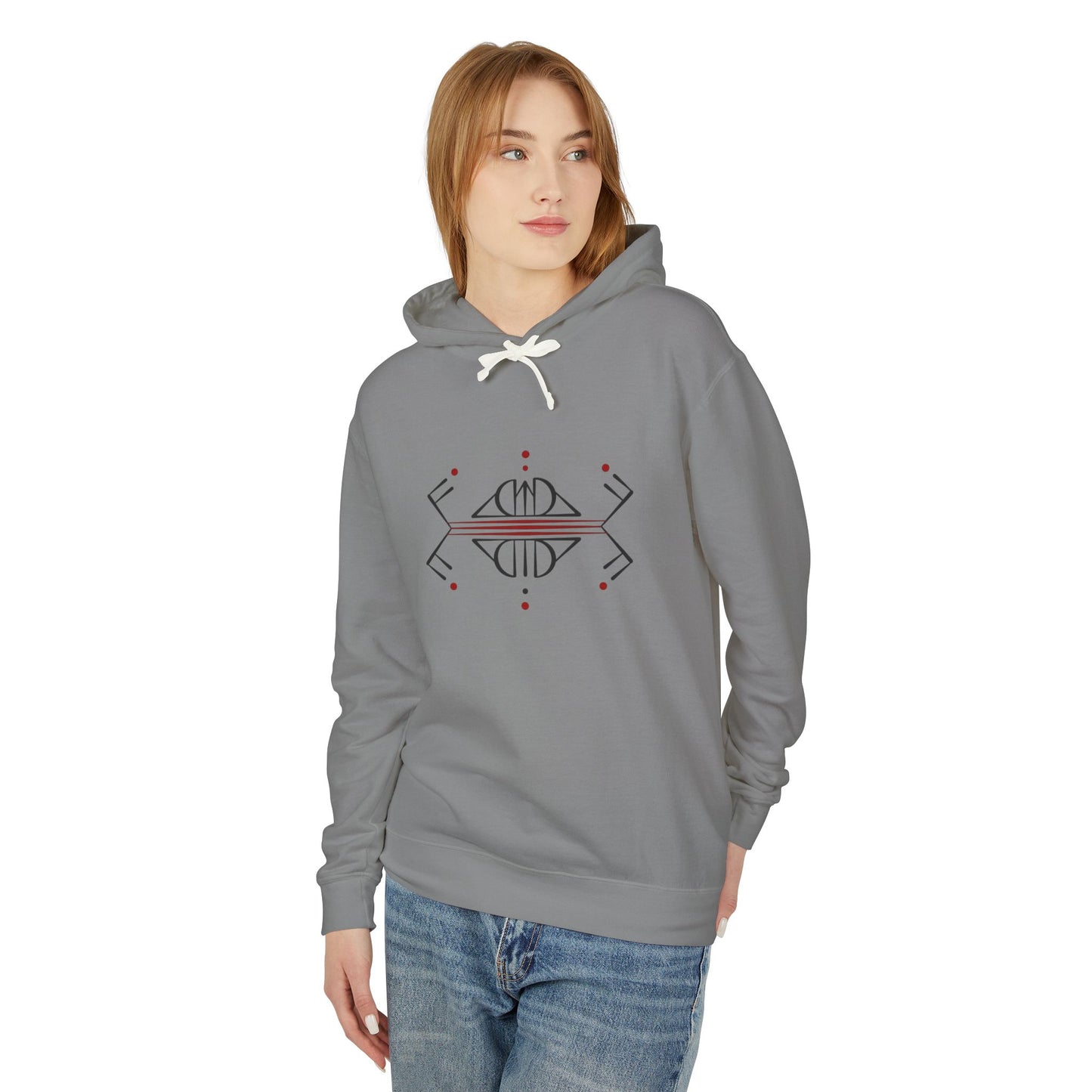 Bonorial Minimalist Logo Hoodie — Lightweight Cream Hooded Sweatshirt
