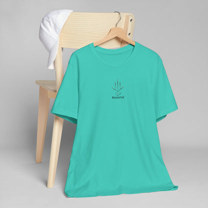 Minimal Geometric T‑Shirt — Abstract Line & Dot Design