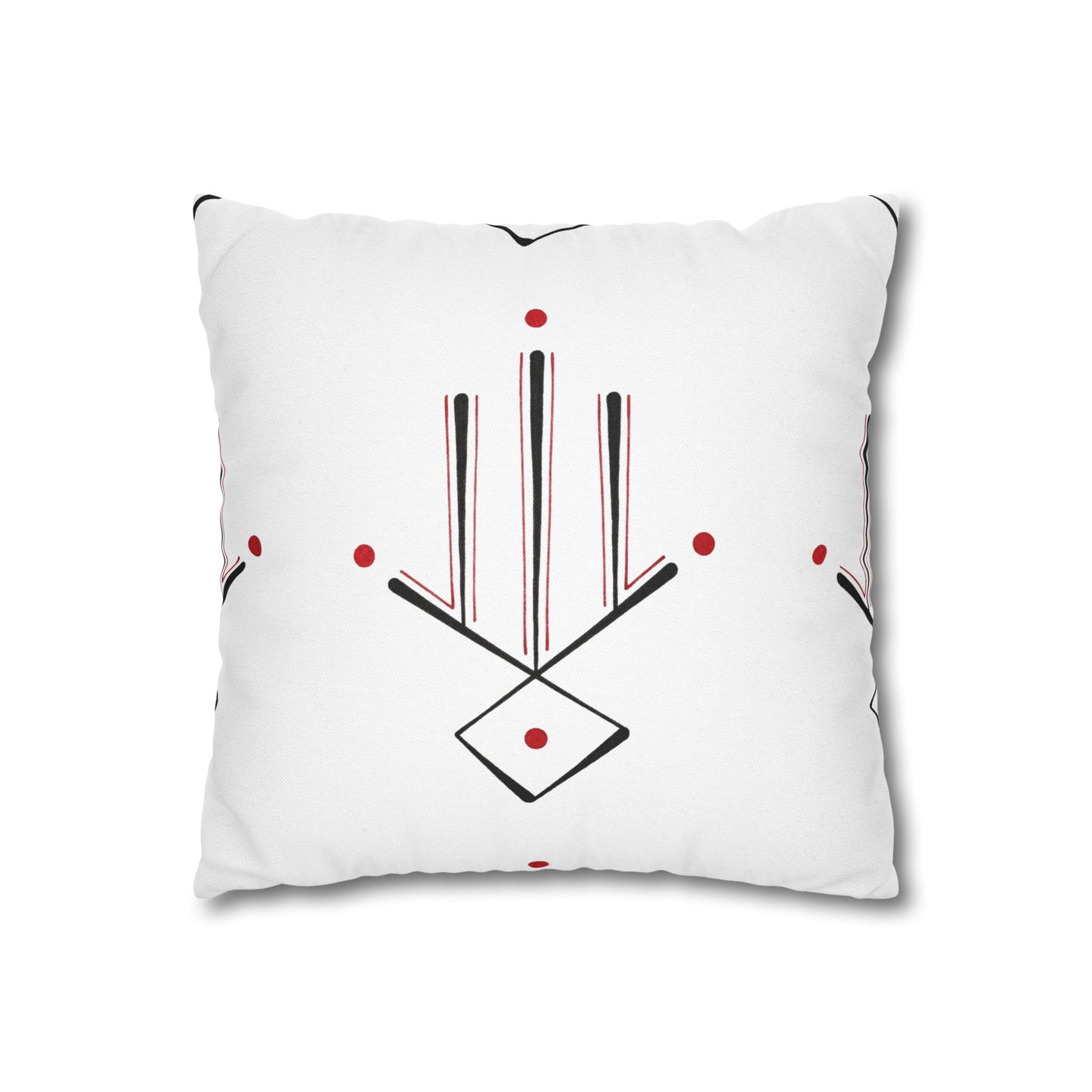 Spun Polyester Square Pillowcase