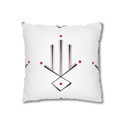 Spun Polyester Square Pillowcase