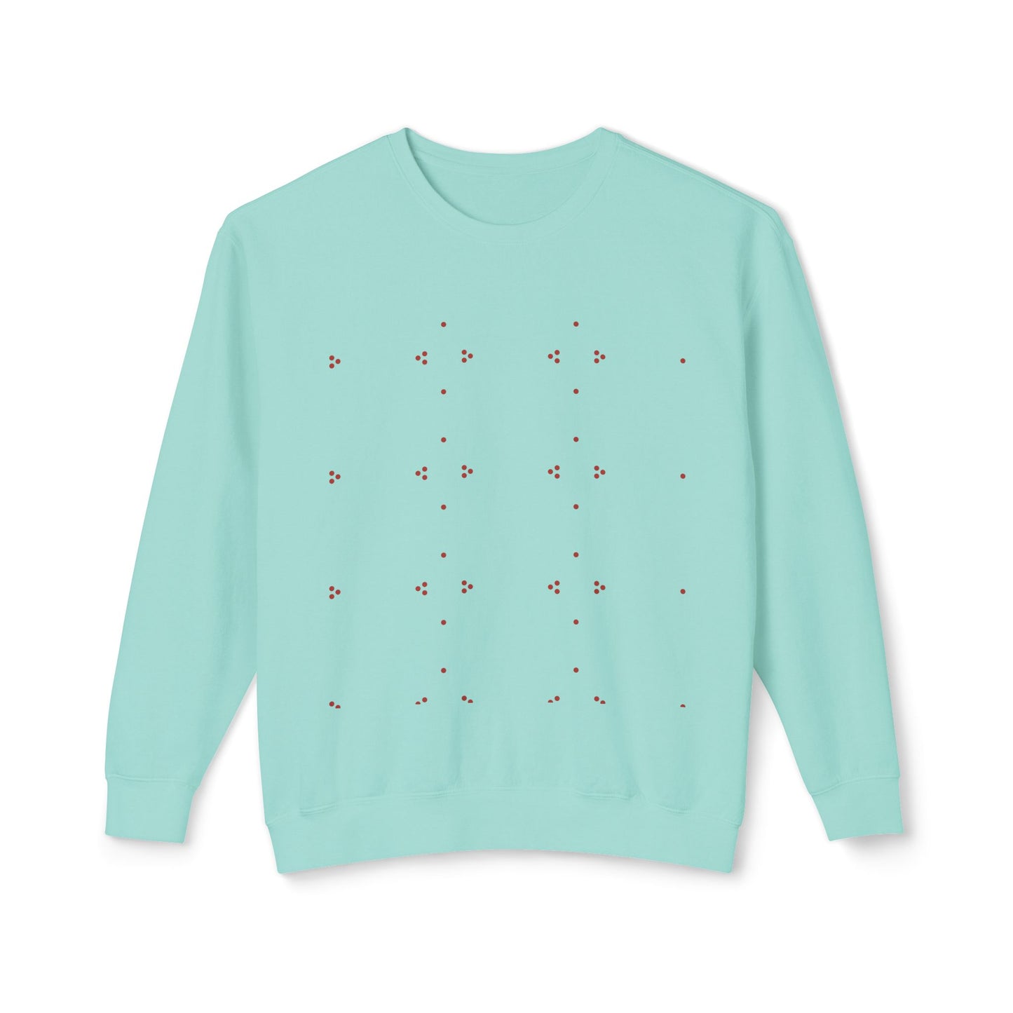 Bonorial Libre Echo Crewneck Sweatshirt — Minimal Geometric Back Graphic