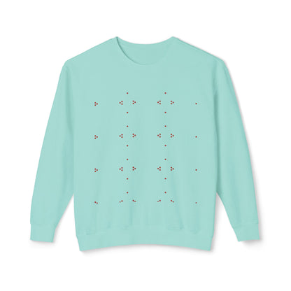 Bonorial Libre Echo Crewneck Sweatshirt — Minimal Geometric Back Graphic