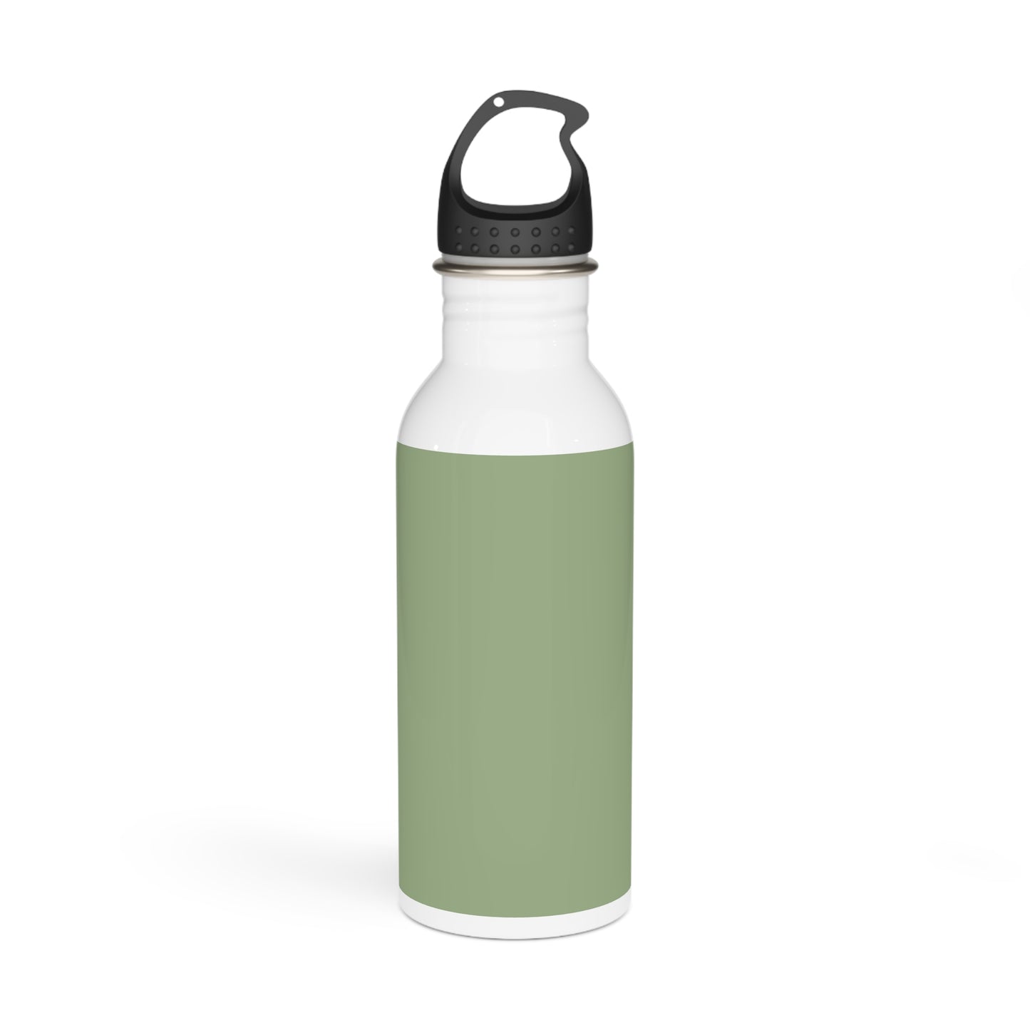 Green Minimalist Geometric Stainless Steel Water Bottle