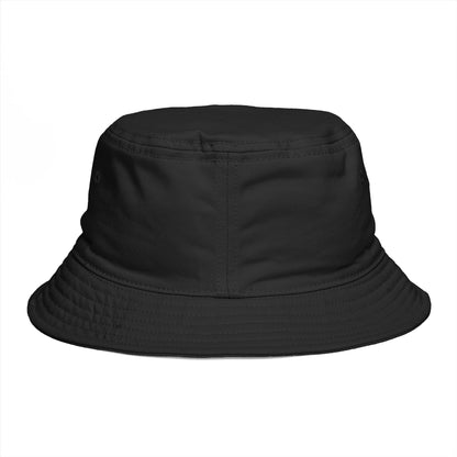 Minimalist Deer Antler Embroidered Bucket Hat — Rustic Brown Outdoor Sun Hat