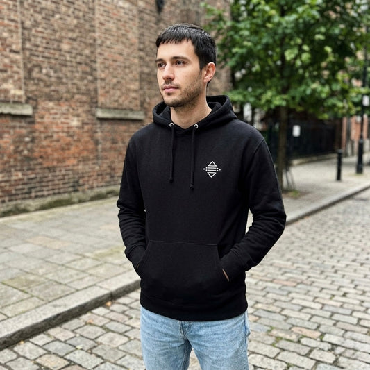 Bonorial Logo Hoodie — minimal Back